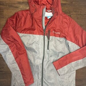 Columbia Rust and Cream Jacket